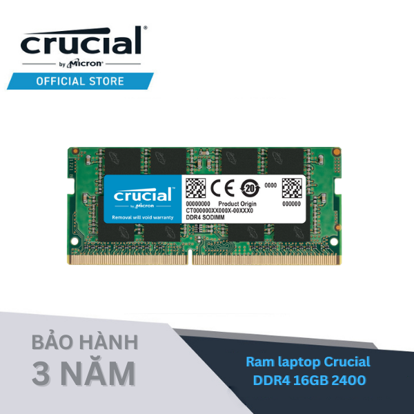 Hình ảnh Ram Laptop Crucial DDR4 32GB 3200MHz 1.2v CT32G4SFD832A - HÀNG CHÍNH HÃNG