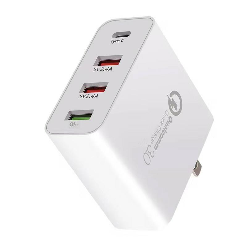 Củ sạc nhanh 48W Qualcomm PD- Quick Charge 3.0 - 4 cổng