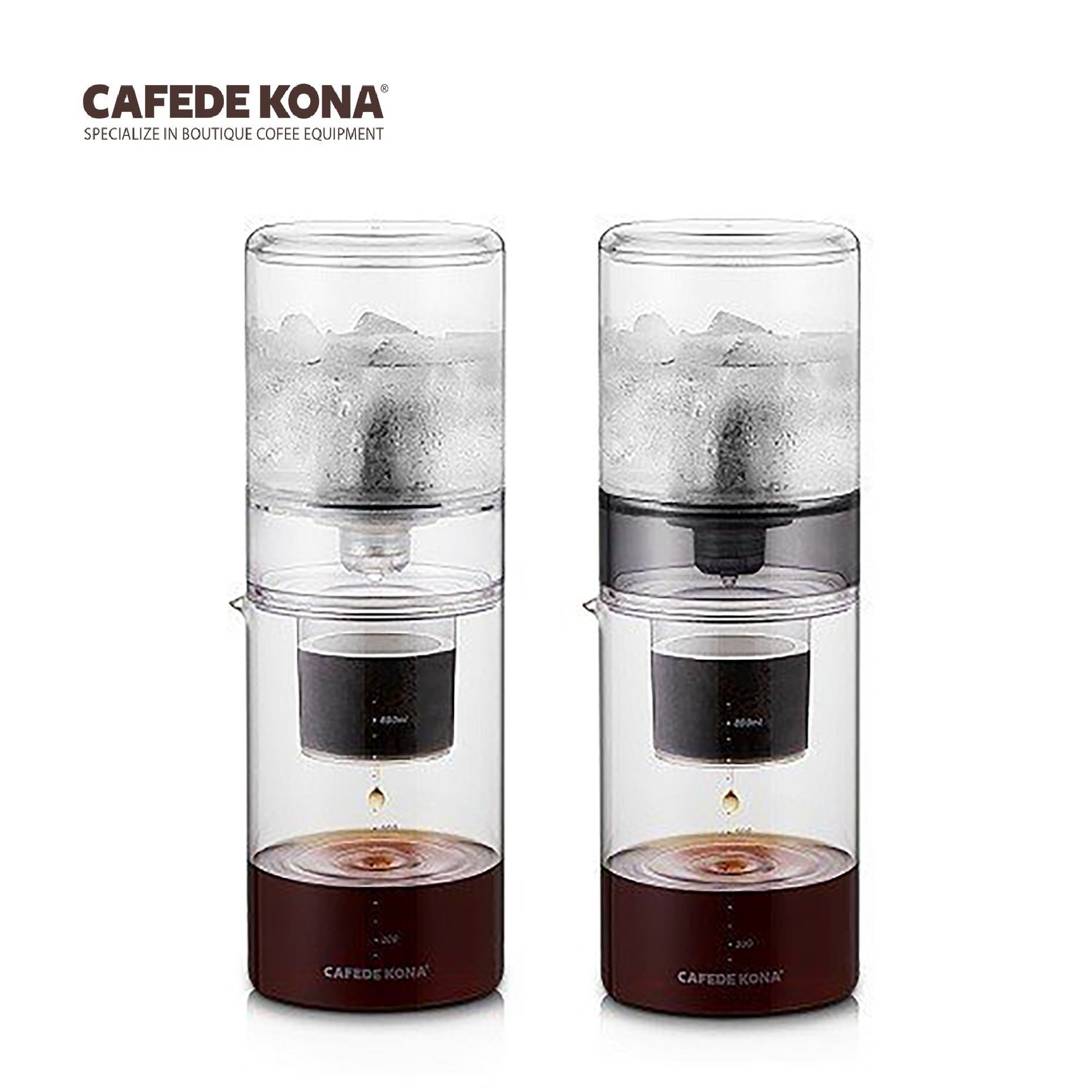 Bộ pha cà phê đá lạnh Cold Drip hình trụ 800ml CAFE DE KONA