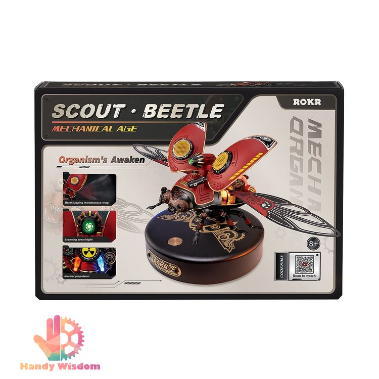 Mô hình lắp ráp cơ khí - Bọ cánh cứng - Robotime Scout Beetle MI02