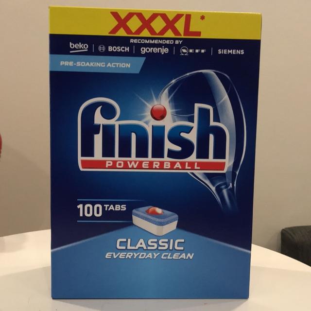 Viên rửa bát Finish Classic 100 viên - NHẬP KHẨU CHÍNH HÃNG