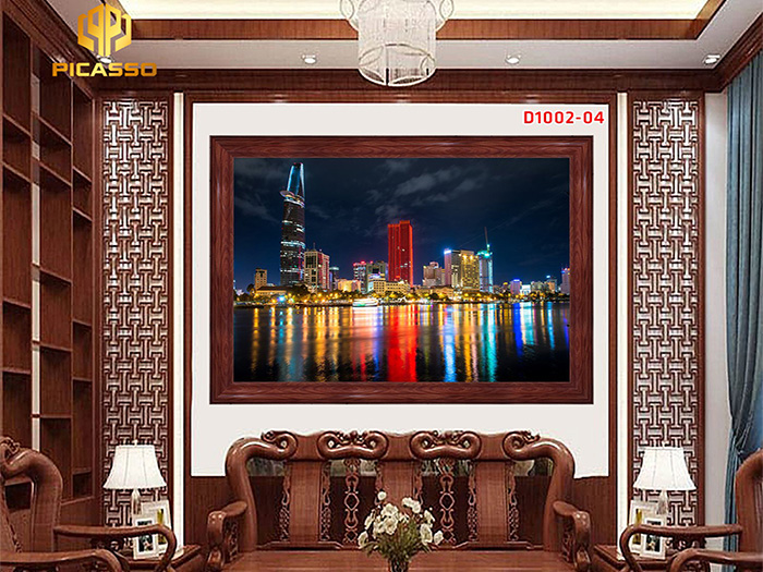 Tranh kính Phong cảnh thiên nhiên D1002 01