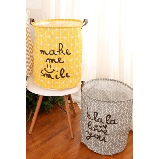 Sọt Vải / Giỏ Vải Canvas Đa Năng Đựng Đồ, Quần Áo, Đồ Chơi Chống Thấm Nước