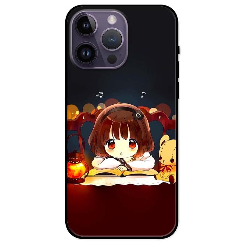 Ốp lưng dành cho Iphone 14 - Iphone 14 Plus - Iphone 14 Pro - Iphone 14 Pro Max - Cô Gái Đọc Sách