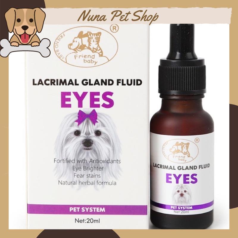 Siro uống chống chảy nước mắt, giảm ố mắt cho chó mèo Lacrimal Gland Fluid Eyes 20ml