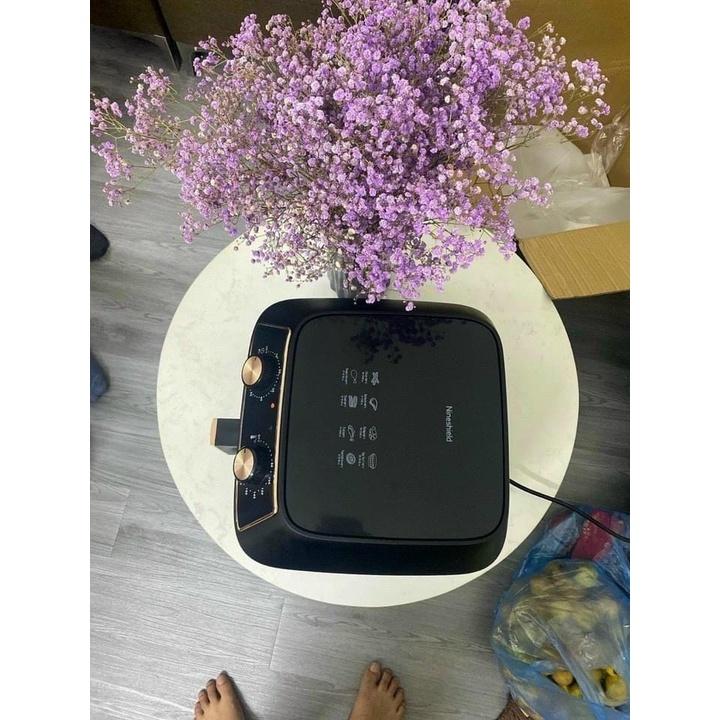 Nồi Chiên Không Dầu NINE SHIELD KB-8001M - Dung Tích Lớn 10 Lít - Chế Độ Đảo Tự Động