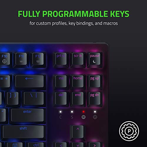Bàn phím Razer Blackwidow V3 Tenkeyless-Mechanical-US Layout-Yellow Switch_Hàng chính hãng