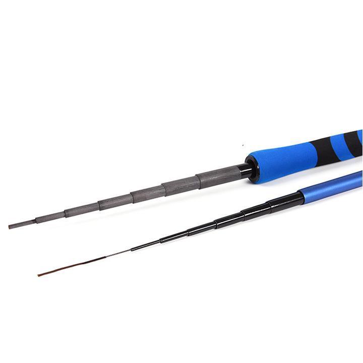 Cần Câu Đơn Carbon Blue Flame - LEO