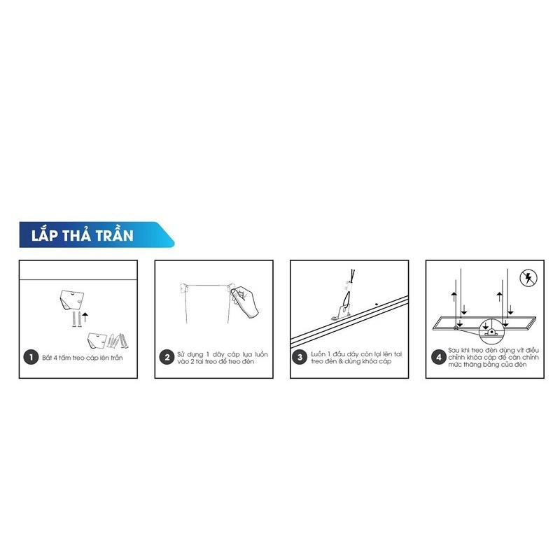 Đèn LED panel 600x600 48w 60w