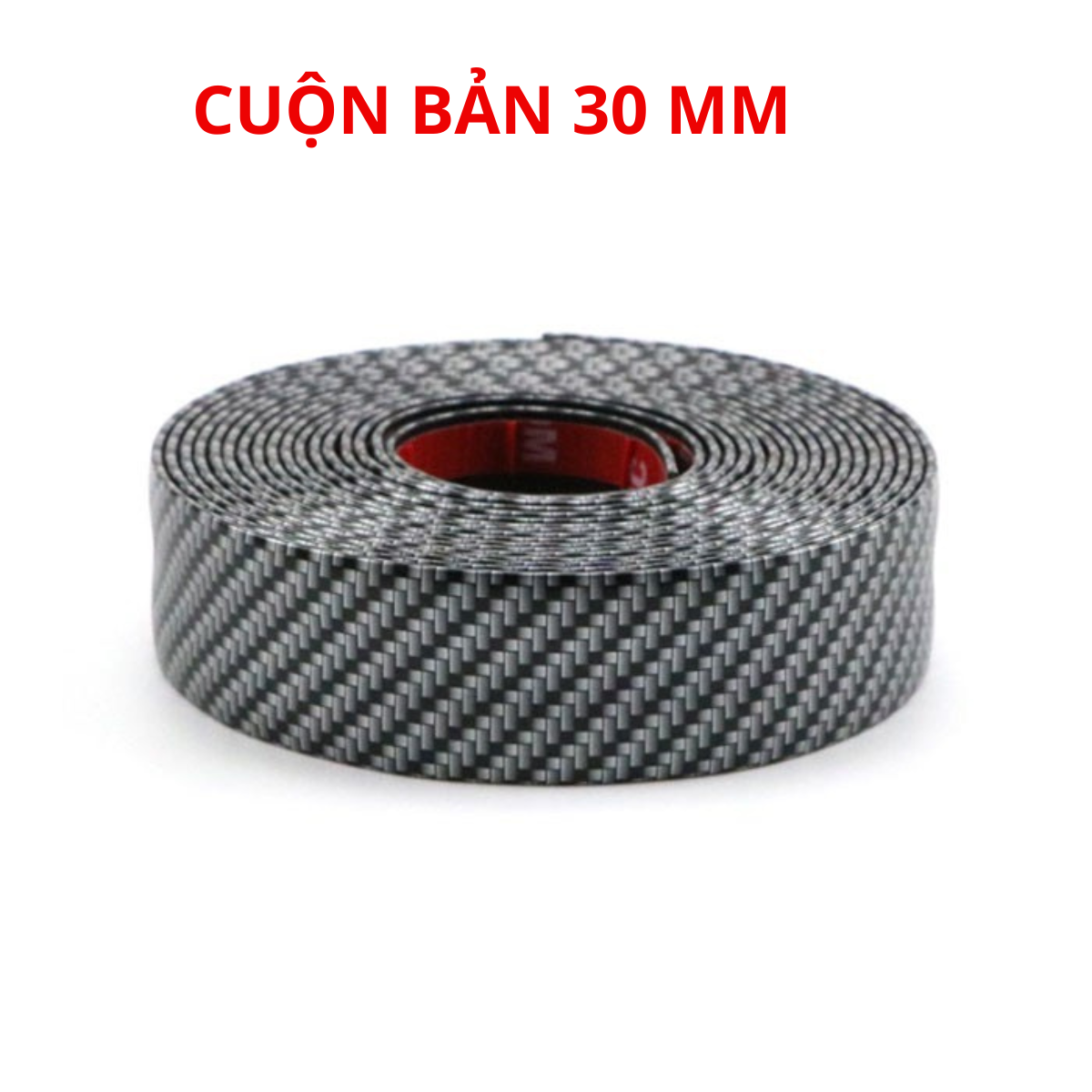 Nẹp cacbon chống xước bậc lên xuống cửa ô tô cao cấp bản rộng 3cm - 7cm cuộn dài 4m