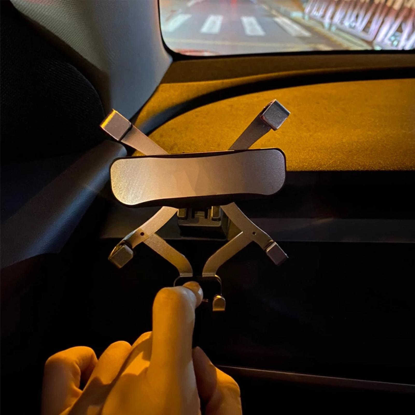 Car Phone Mount Holder Air Outlet Mount Smartphone Holder Cradle Stable Non-slip Phone Stand Replacement for all Tesla