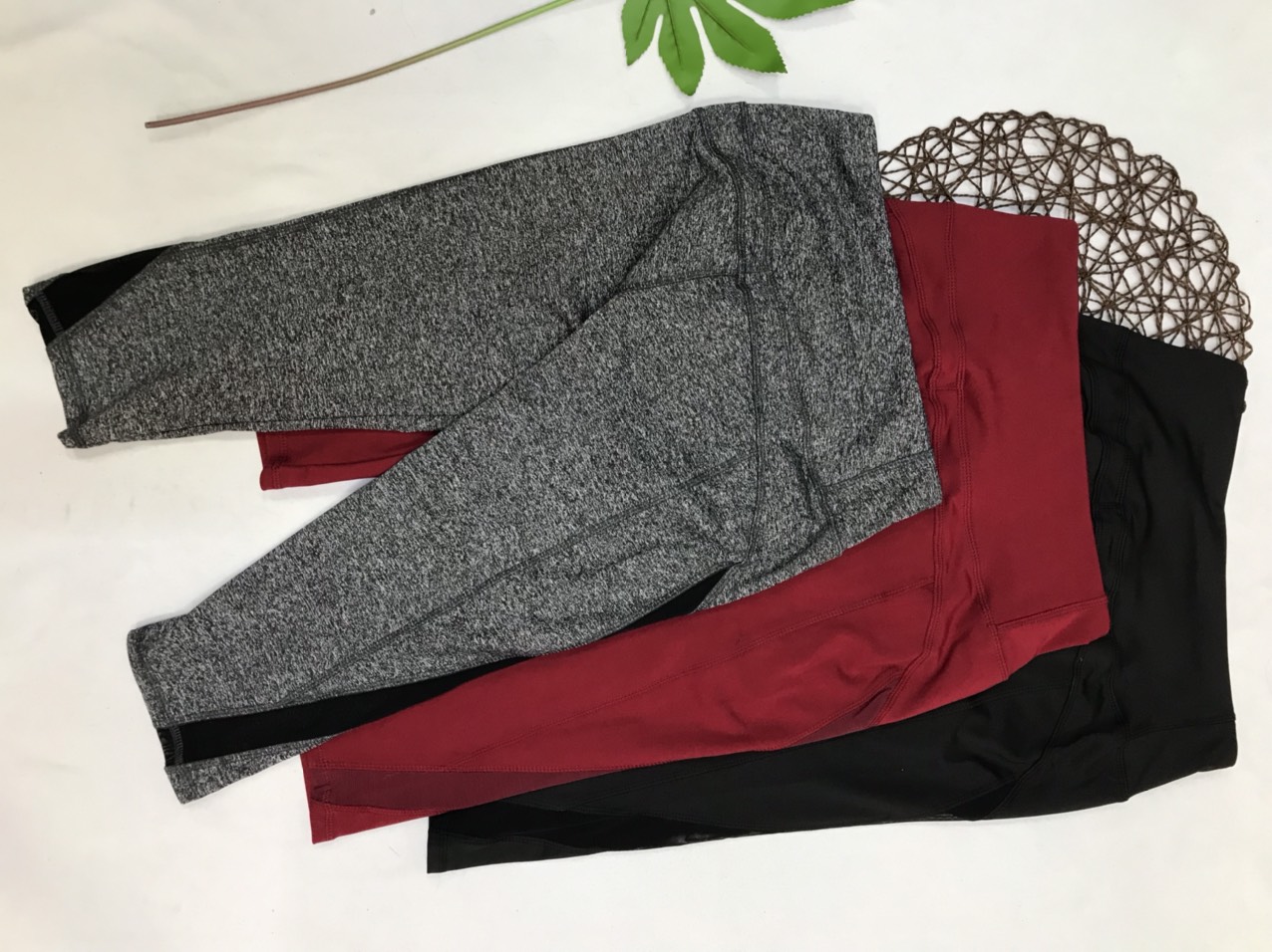 Quần Lửng Nữ Phối lưới Siêu Hot Tập Gym,Yoga,Aerobic Cạp Cao Nâng Mông Quyến Rũ