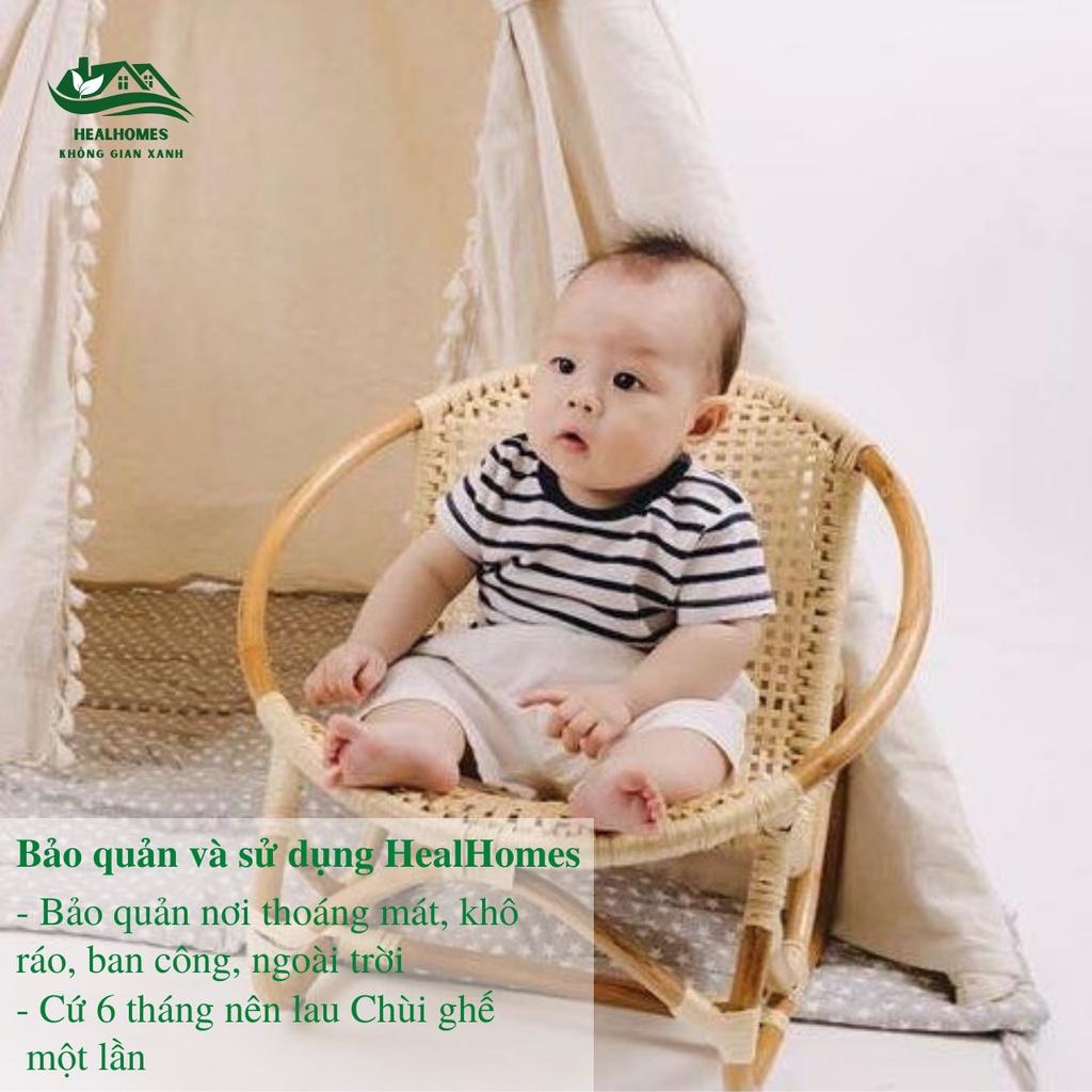 Ghế mây thư giãn trẻ em dành cho studio, có ảnh thật dành cho bé từ 1 đến 6 tuổi / HealHomes