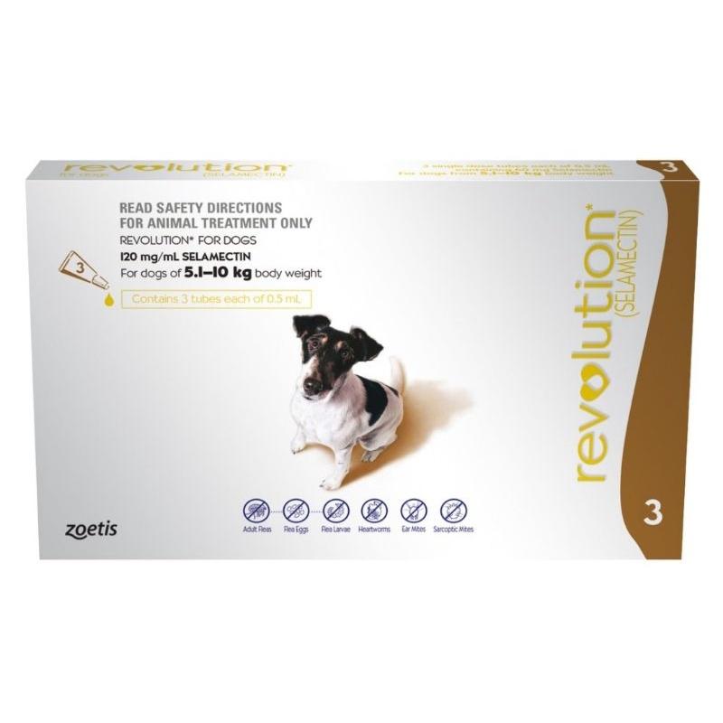 REVOLUTION (Selamectin 12%) - Tuýp nhỏ gáy tri. kí sinh trùng cho chó mèo (1 tuýp) - Chó Mèo&lt;2,5kg