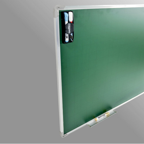 Bảng từ xanh treo tường Dongkuk Hàn Quốc Easyboard viết phấn - khung nhôm - kích thước 40x60cm - tặng kèm phụ kiện (2 nam châm và 1 khăn lau)