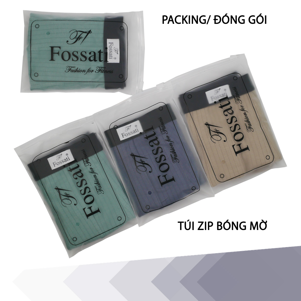 Quần lót nam boxer đùi cotton cao cấp đẹp gợi cảm Fossati Classic Rise co dãn 4 chiều màu xanh trẻ trung, vải 95% cotton 5% Spandex sọc dệt đẹp, may tôn dáng