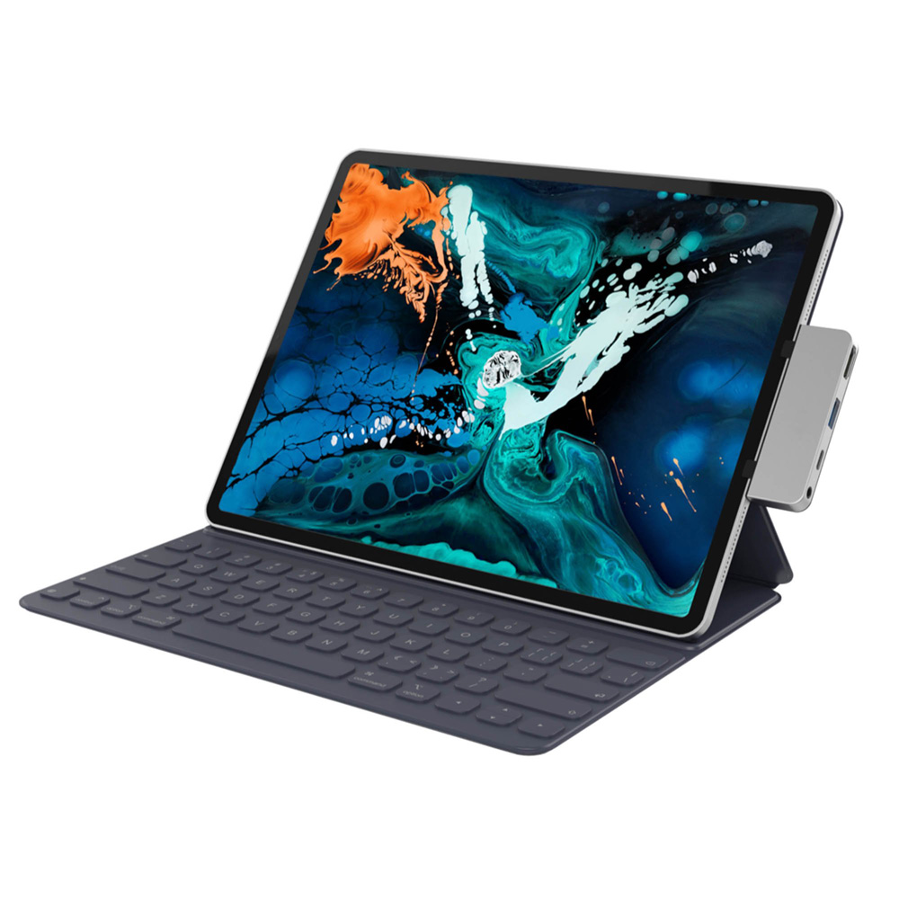 CỔNG CHUYỂN CHUYÊN DỤNG HYPERDRIVE DÀNH CHO IPAD PRO 4 IN 1 HDMI 4K/30HZ USB-C HUB - Hàng Chính Hãng