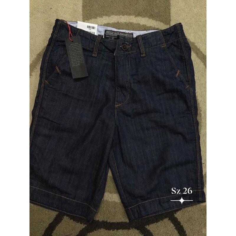 Quần short jean lửng bé trai Replay sz 24-26-27