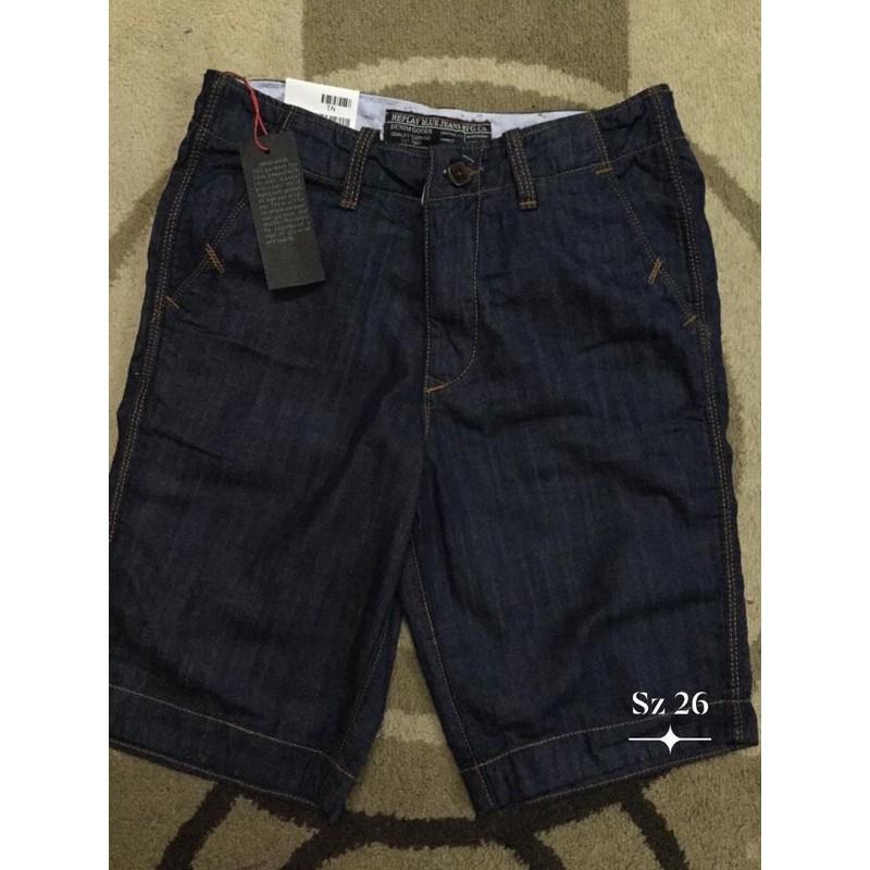 Quần short jean lửng bé trai Replay sz 24-26-27