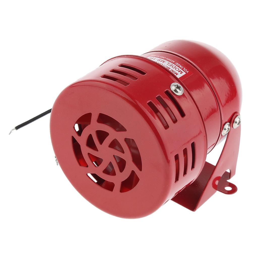 Strong Penetration Industrial Siren Motor Alarm Buzzer Alarm, Red, 12V / 24V / 110V / 220V