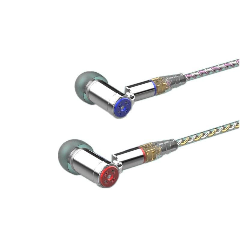 Tai Nghe Nhét Tai Senfer Kp616 Bằng Kim Loại Nano Đường Kính 5mm Có Dây Cáp Tháo Rời