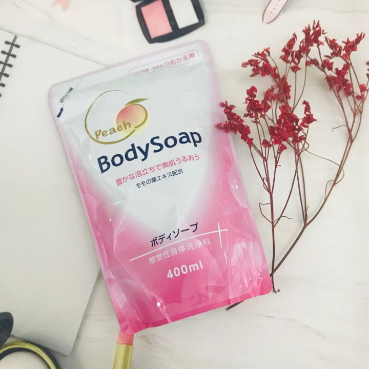 Sữa tắm trắng da, tinh chất anh đào Daiichi BodySoap Nhật Bản 400ml dạng túi