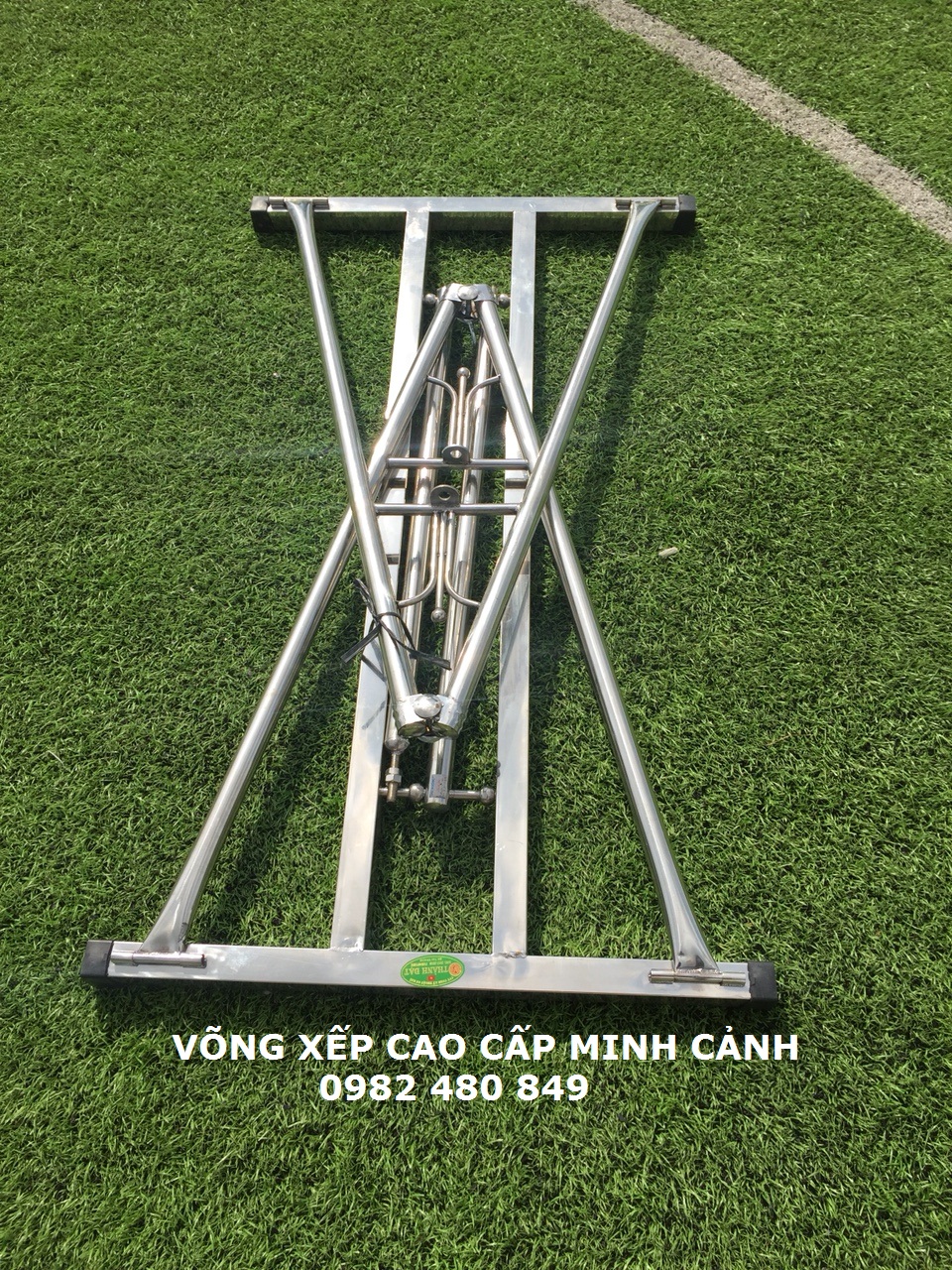 Bộ võng xếp thang vuông inox 100% xuất khẩu cao cấp