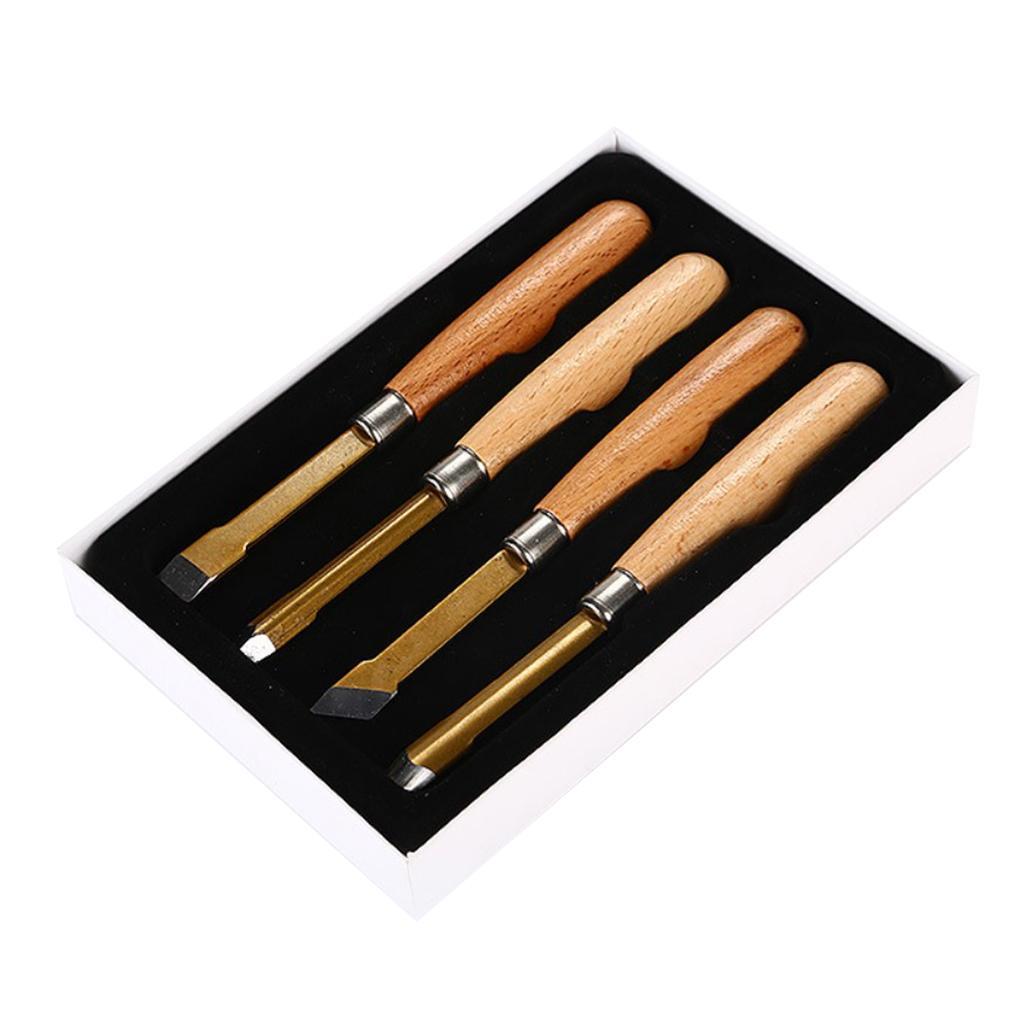 4pc  Steel  Carving  Chip Detail  for  Craft