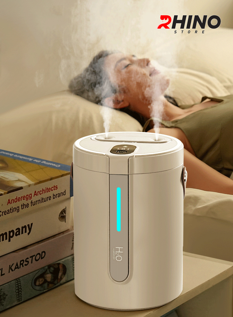Máy tạo ẩm phun sương sạc pin Rhino H805, dung tích 2 lít, 3 chế độ hàng chính hãng