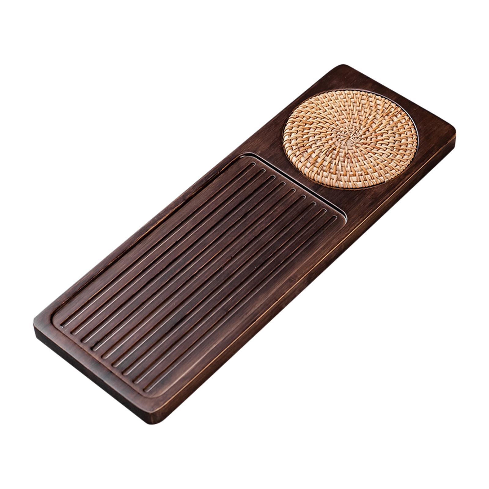 Rectangular Japanese Tea Serving Tray Household Tea Board for Travel Accessories