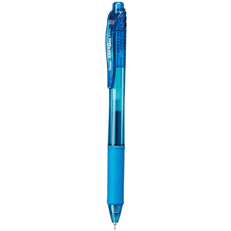 Bút Bi Gel EnerGel 0.5 mm - Pentel BLN105-S - Mực Xanh Da Trời