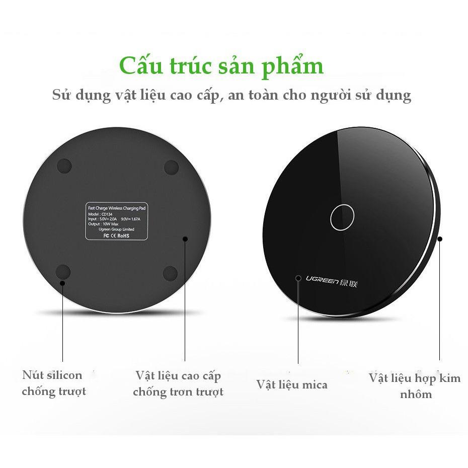 Sạc không dây tốc độ cao chính hãng cho điện thoại Ugreen 30570