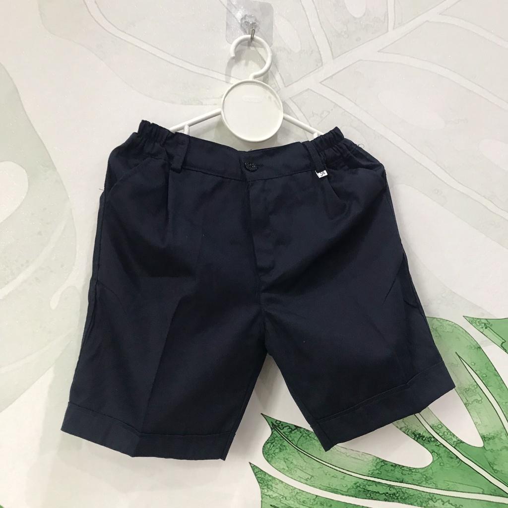 Quần đùi học sinh kaki dáng lửng 20-35kg XHN1034