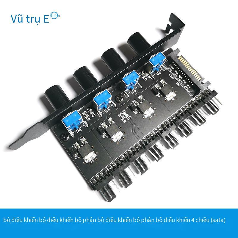 Bộ điều khiển tốc độ quạt khung gầm PCI bit thuận lợi nhất Điều khiển 4 chiều điều khiển trung tâm giao diện SATA máy tính điều khiển nhiệt độ tản nhiệt điều khiển công tắc