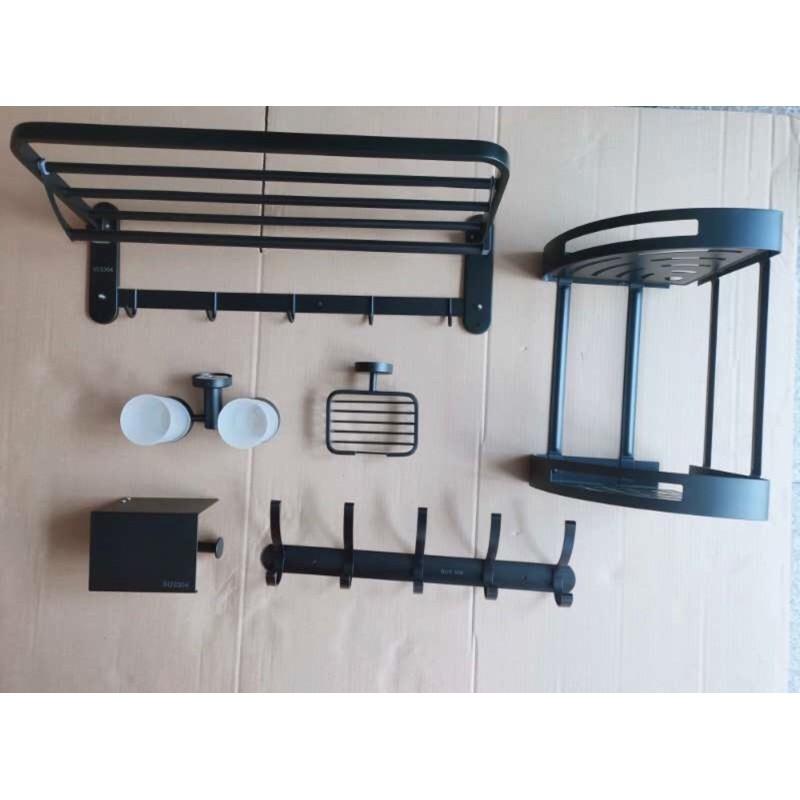 Bộ phụ kiện 6 món đen