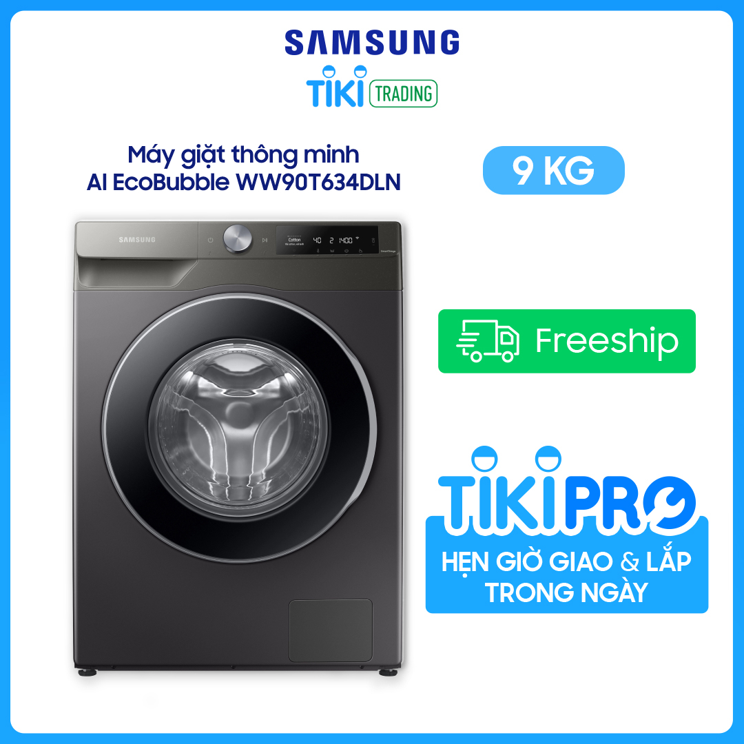 Máy Giặt Samsung Inverter 9 kg WW90T634DLN