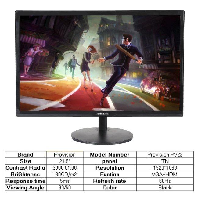 Màn Hình Máy Tính ProVision 19''/ 20''/ 21.5&quot; Full HD - Hàng chính hãng