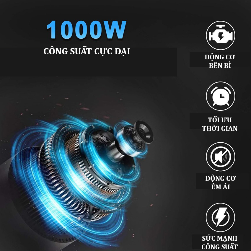 Máy xay thịt, nhồi xúc xích và bào rau củ quả thương hiệu Camoca MGB 1600W - Hàng chính hãng