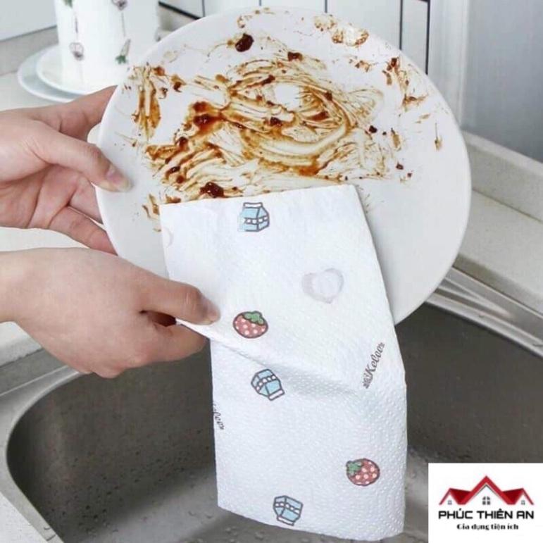 Cuộn giấy lau nhà bếp đa năng có thể tái sử dụng nhiều lần - Tiện dụng, tiết kiệm #FREESHIP