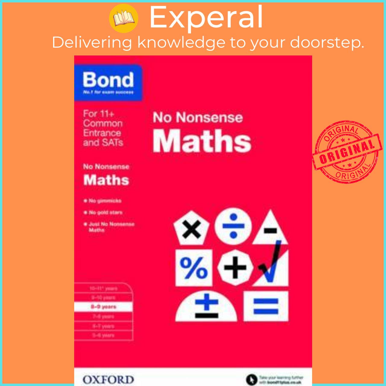 Sách - Bond: Maths: No Nonsense : 8-9 years by Sarah Lindsay