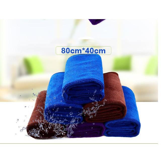 Combo 02 Khăn Siêu Sợi TSC Microfiber 70*30 Lau Vệ Sinh Xe Ô Tô Đa Năng