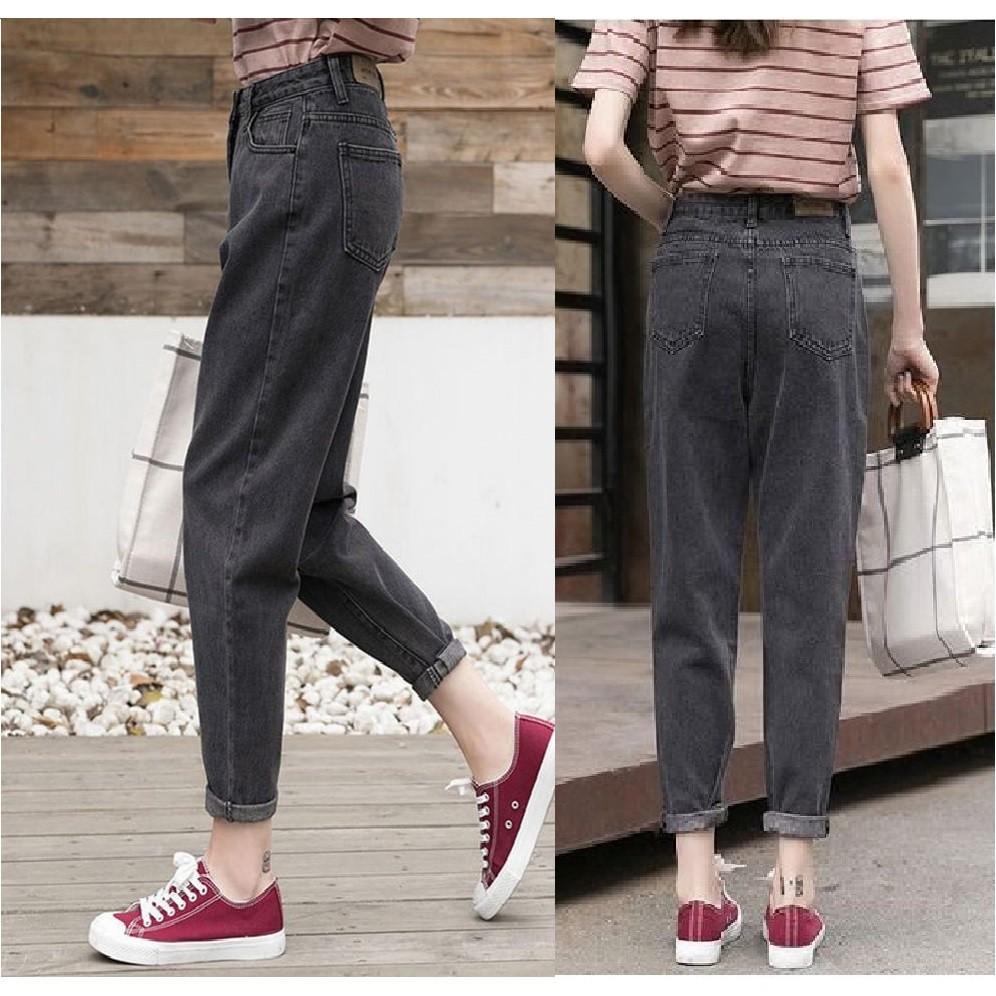 Quần jean baggy nữ lưng cao JBG211