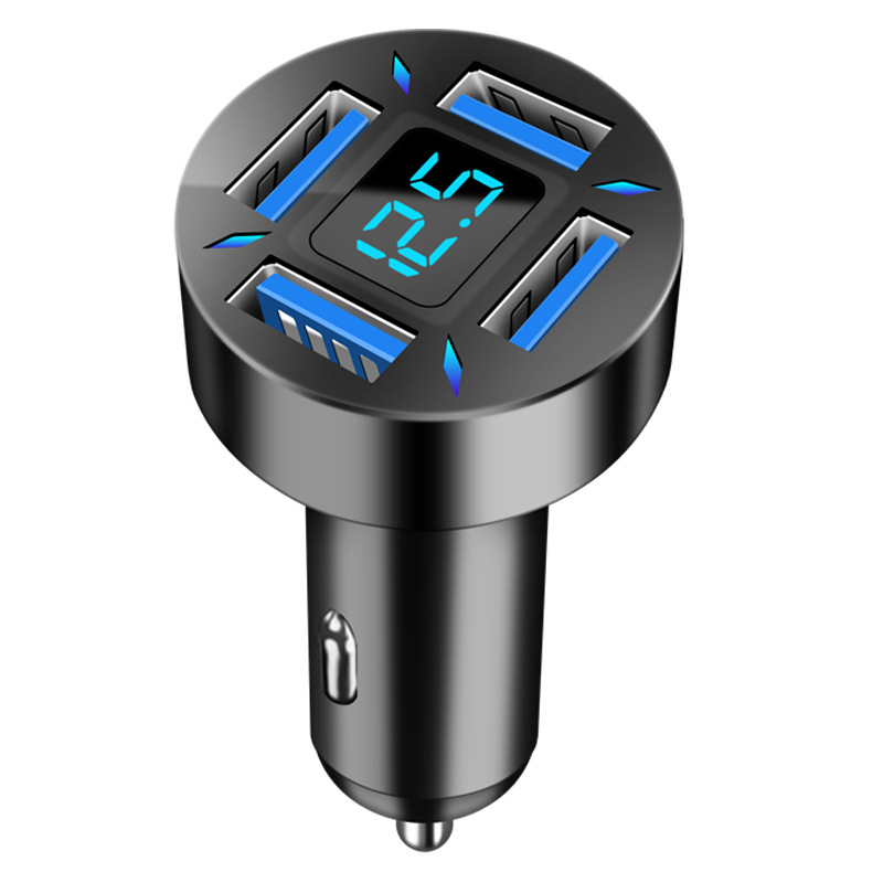 Tẩu Sạc Xe Ô Tô Chia 4 Cổng USB 66W, Cổng Quick Charge 3.0 | Kích Thước Nhỏ Gọn, Sạc Nhanh, Dòng Điện Ổn Định