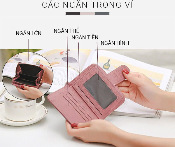 Ví Nữ Cầm Tay GD Hình Con Ong- Màu