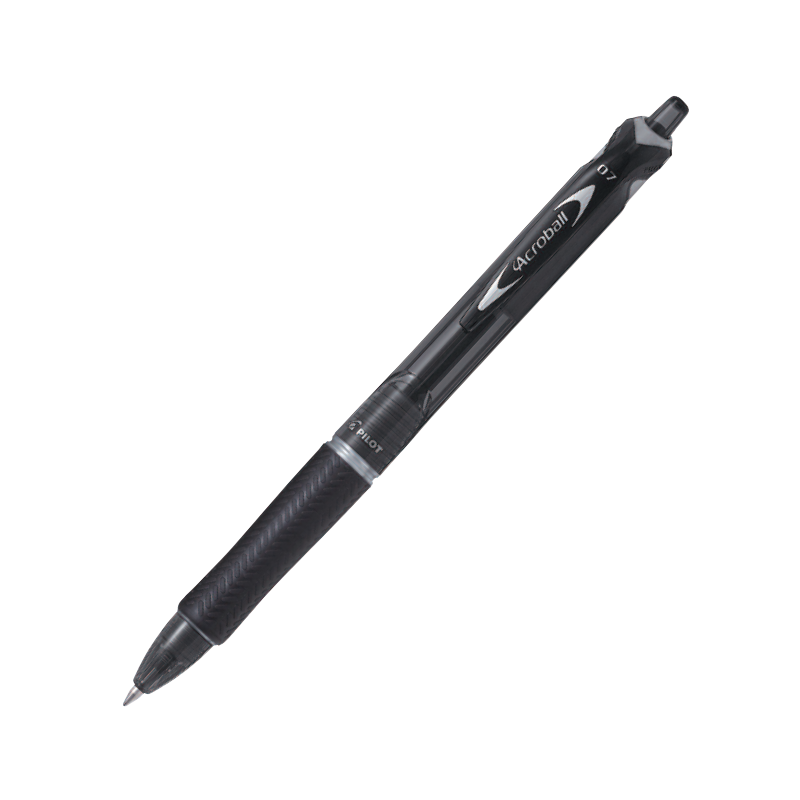 Bút Bi Acroball Mực Đen BAB-15F-B-BG