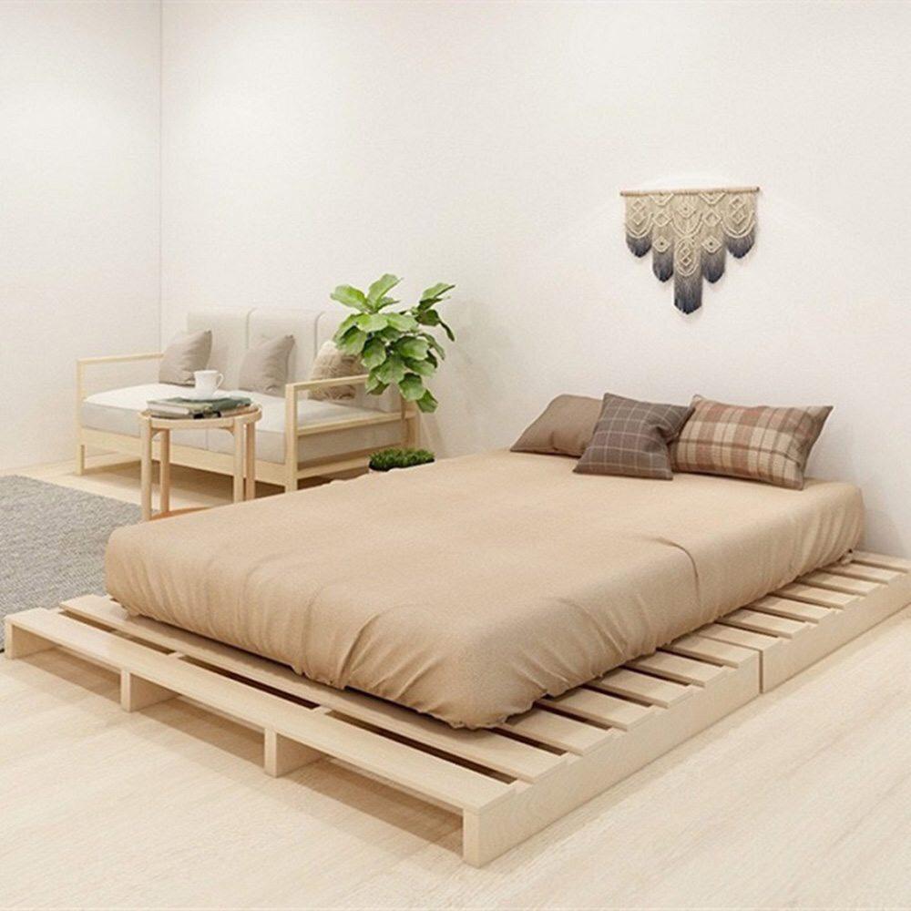 Giường Pallet Gỗ Thông Cao 10cm Nhiều Kích Thước