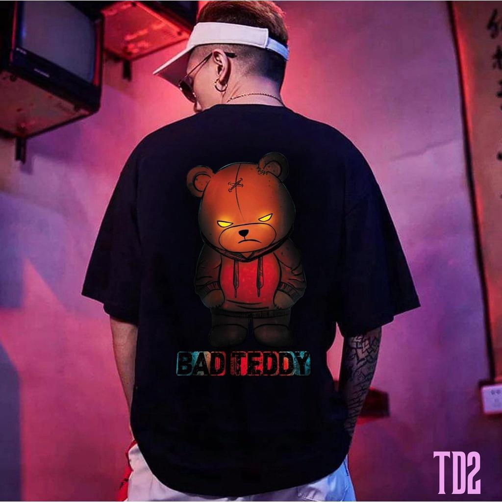 ÁO THUN UNISEX NAM NỮ gấu mắt vàng bad teddy