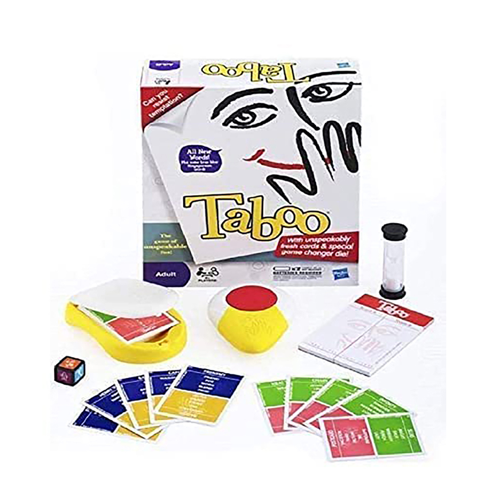 img Bộ White Taboo Board Game phiên bản mới Tiếng Anh trò chơi giải trí nhóm bạn