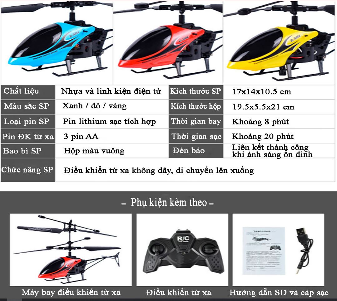 Máy May Điều Khiển Từ Xa, Máy Bay Đồ Chơi RC2.5, Kiểu Dáng Trực Thăng, Đồ Chơi Trẻ Em HT SYS