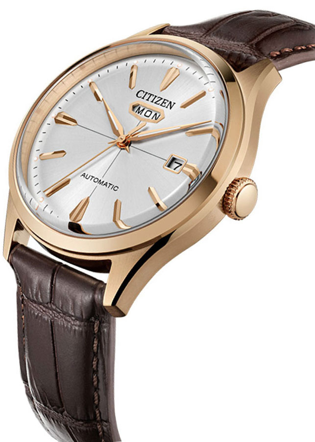 Đồng Hồ Citizen C7 Dây Da NH8393-05A - Mặt Trắng